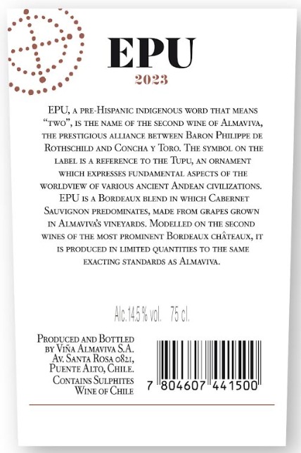 TABC label artwork for Epu Red