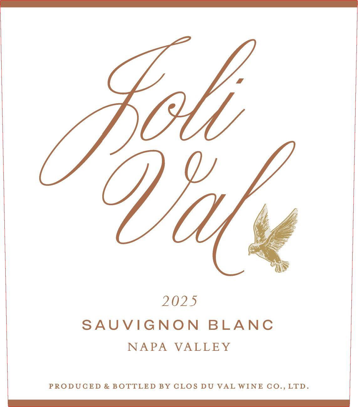 TABC label artwork for Joli Val Sauvignon Blanc Napa Valley