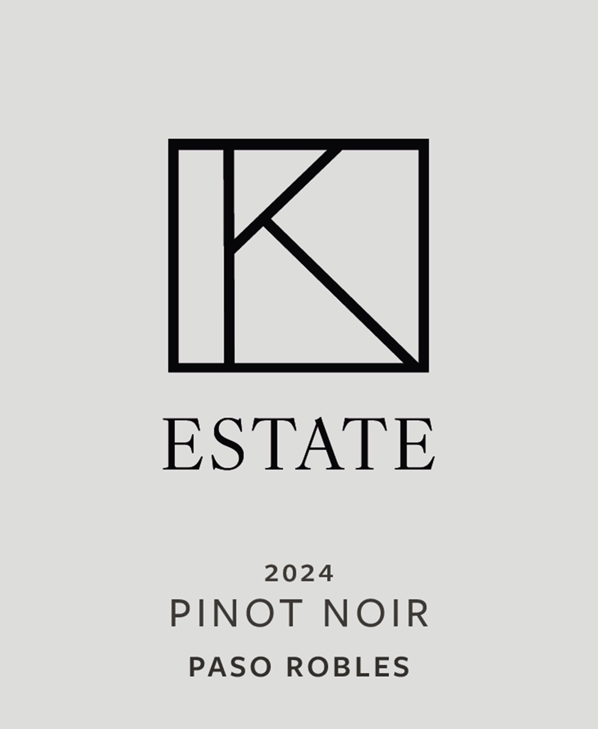 TABC label artwork for 2024 Pinot Noir Paso Robles