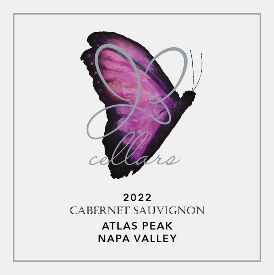 TABC label artwork for 2022 Cabernet Sauvignon Atlas Peak