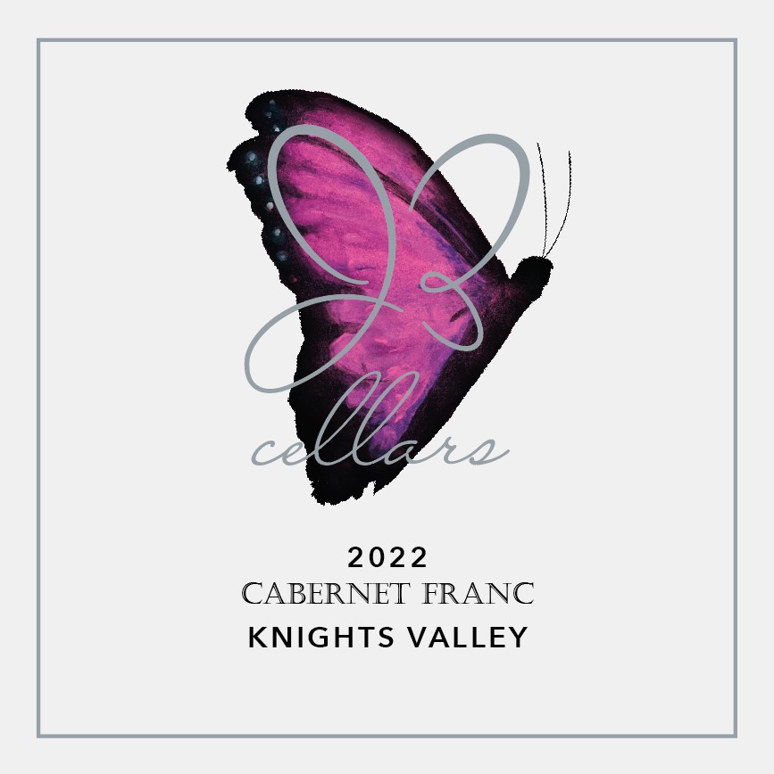 TABC label artwork for 2022 Cabernet Franc Knights Valley