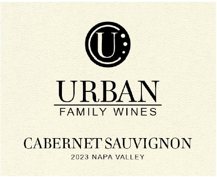 TABC label artwork for Urban Family Wines '23 Napa Valley Cab Sauv