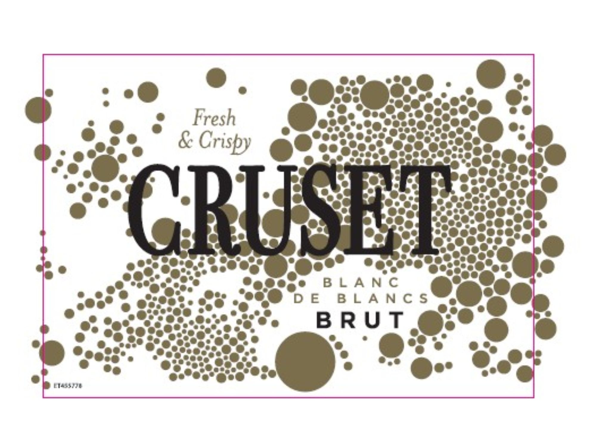 TABC label artwork for CRUSET BRUT