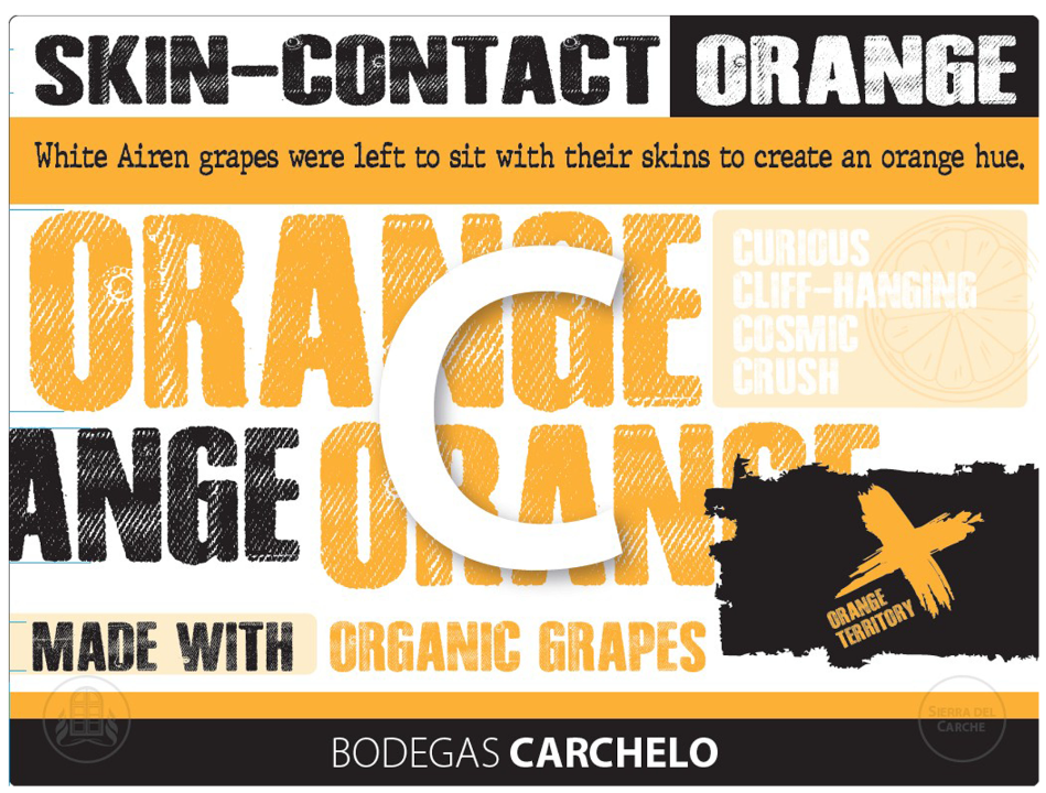 TABC label artwork for Bodegas Carchelo Skin-Contact Orange 2024