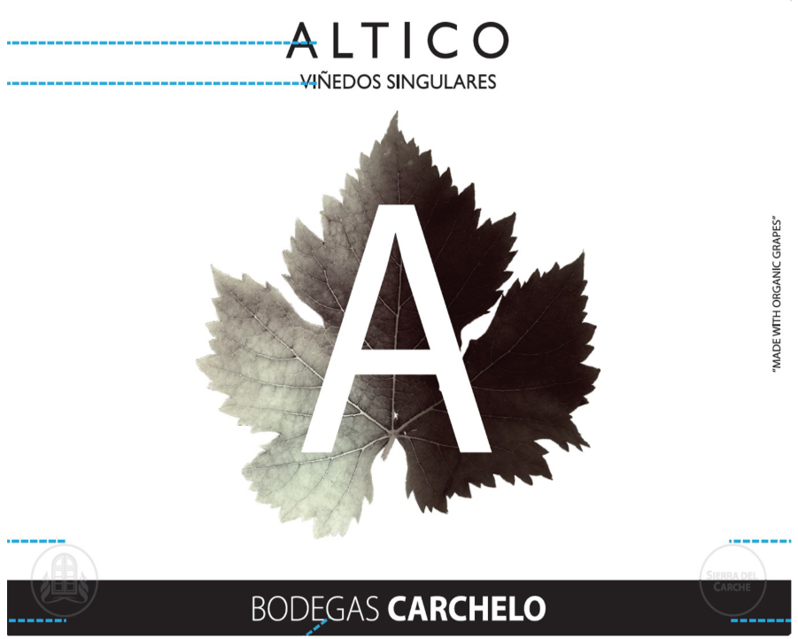 TABC label artwork for Bodegas Carchelo Altico 2019 Syrah