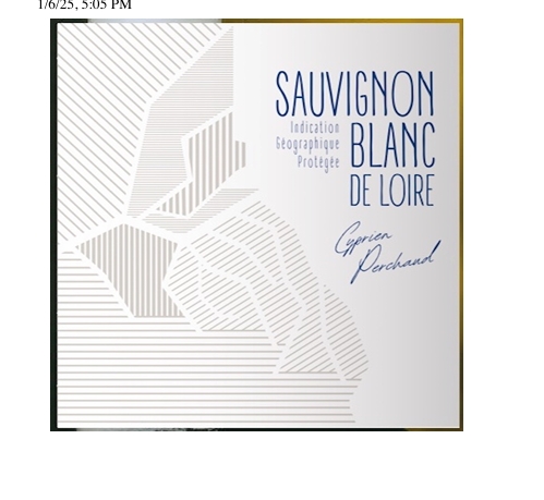 TABC label artwork for CYPRIEN PERCHAUD SAUVIGNON BLANC IGP VAL DE LOIRE