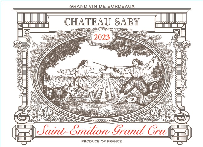 TABC label artwork for CHATEAU SABY SAINT-EMILION GRAND CRU