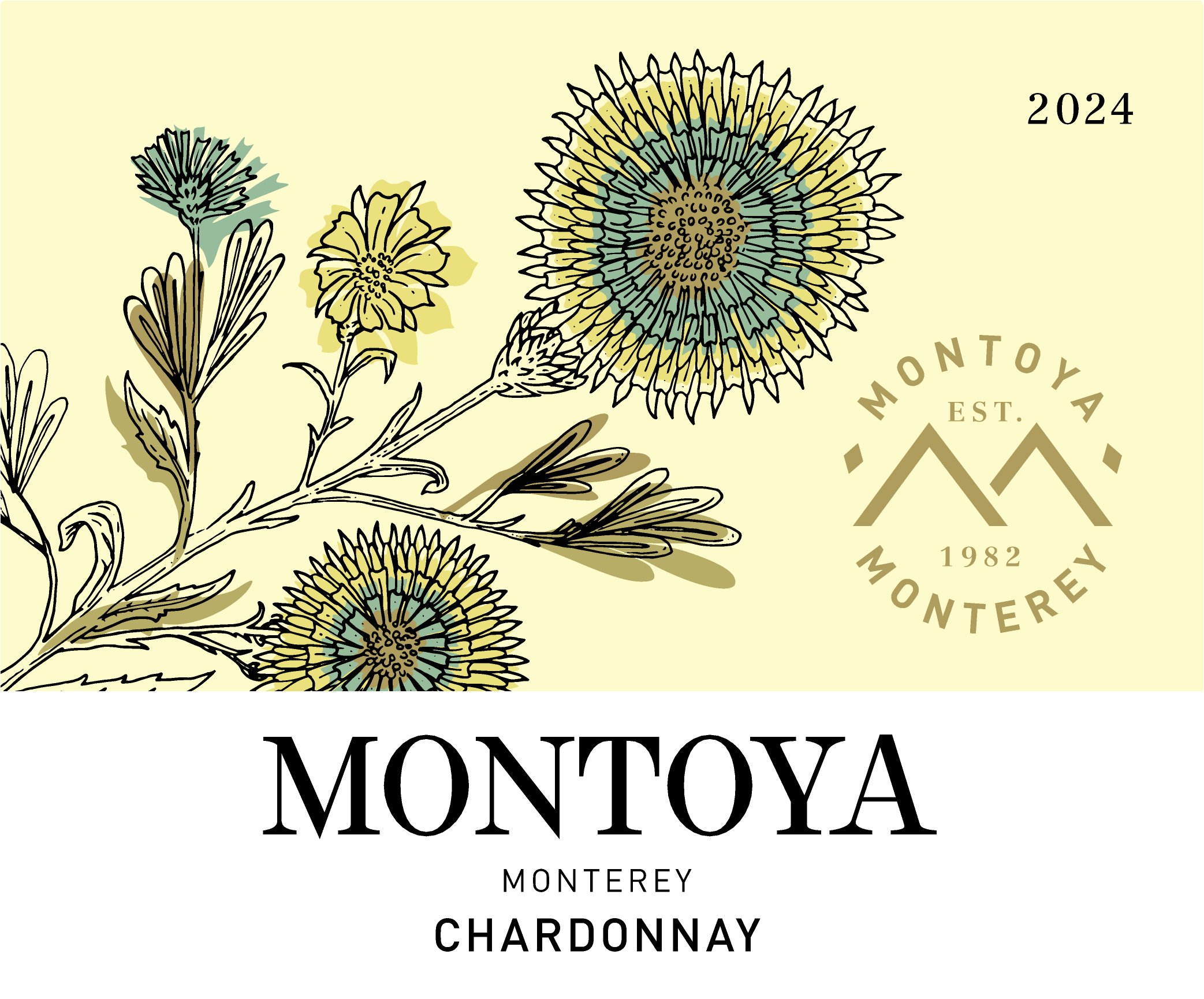 TABC label artwork for Montoya Chardonnay, Monterey (267)