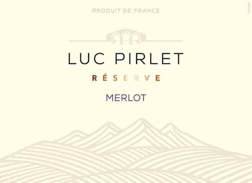 TABC label artwork for Luc Pirlet Reserve Merlot