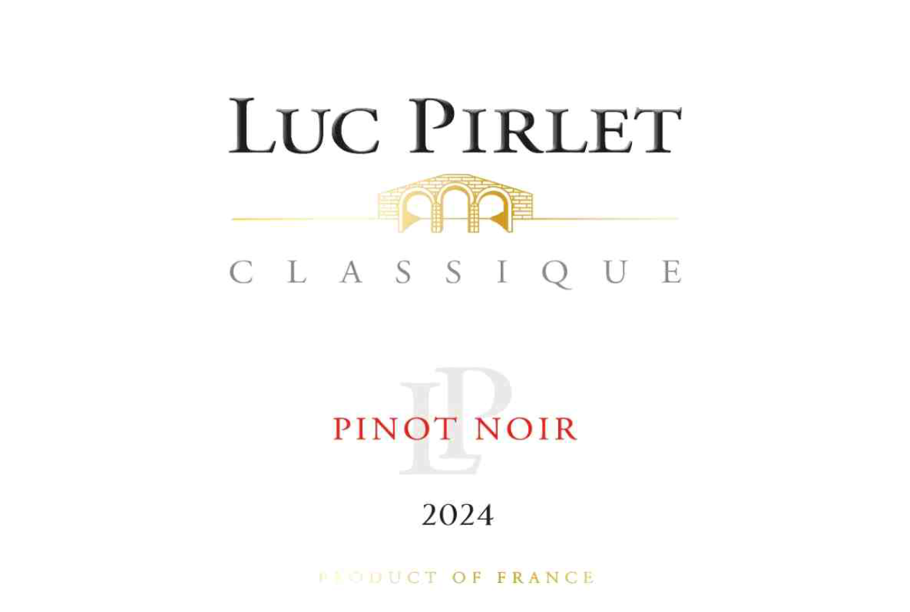 TABC label artwork for Luc Pirlet Classique Pinot Noir