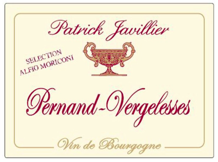 TABC label artwork for Javillier Pernand Vergelesses
