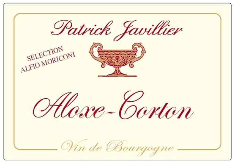 TABC label artwork for Javillier Aloxe Corton