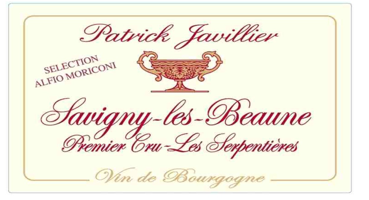 TABC label artwork for Javillier Savigny les Beaune Les Serpentieres Premier Cru