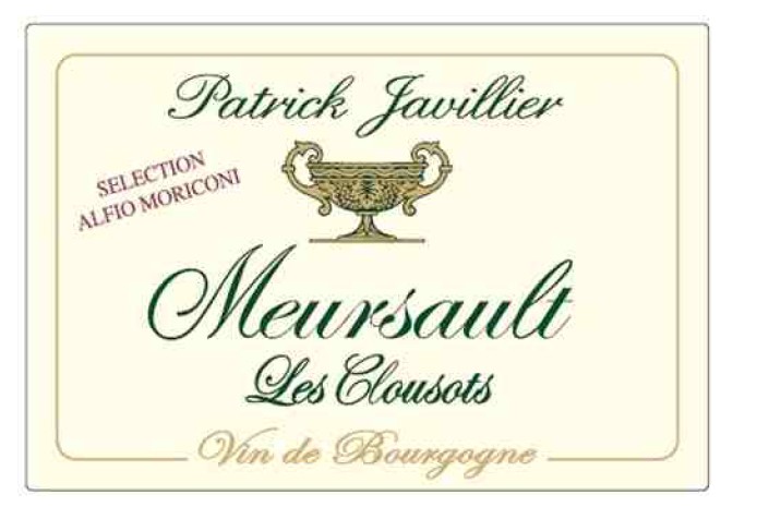 TABC label artwork for Javillier Meursault Les Clousots