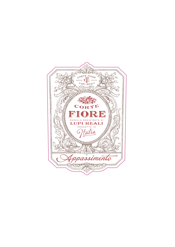 TABC label artwork for Corte Fiore Appassimento
