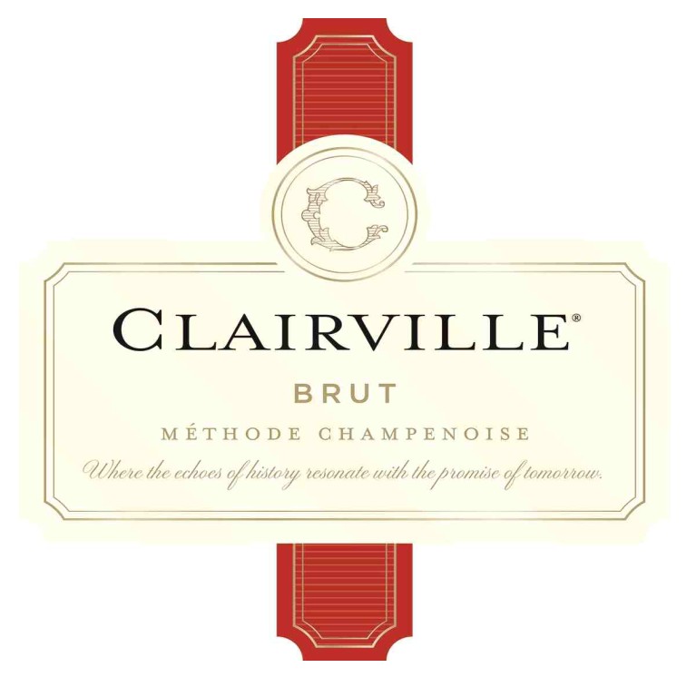 TABC label artwork for Clairville California Brut