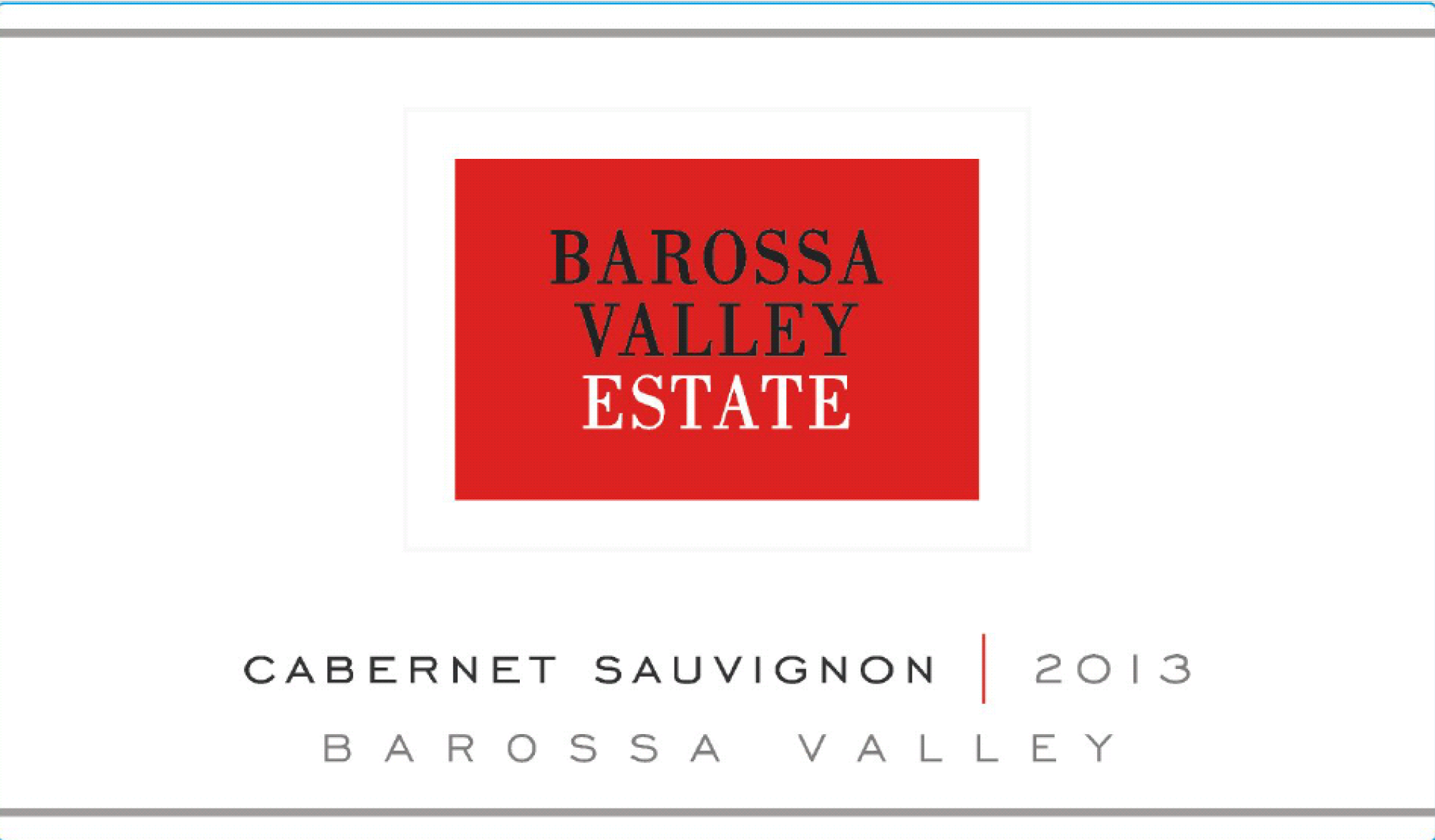 TABC label artwork for Barossa Valley Estate Cabernet Sauvignon