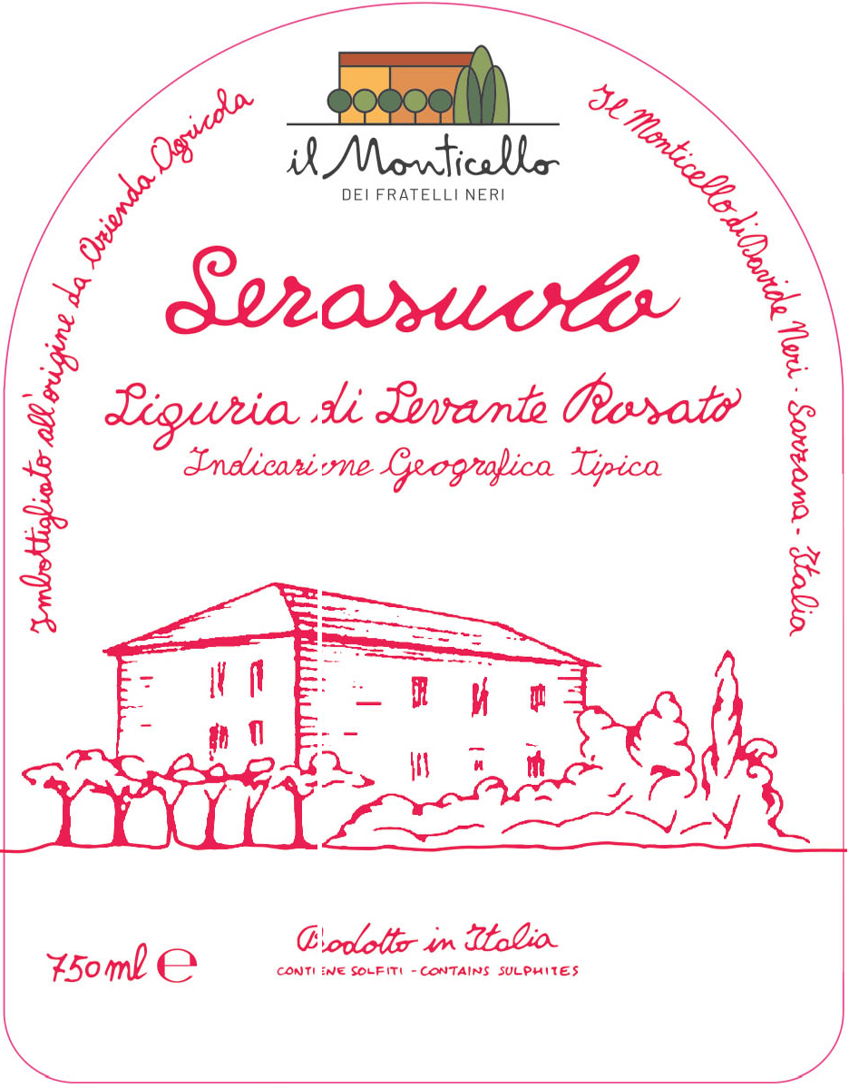 TABC label artwork for Il Monticello Serasuolo Rosato