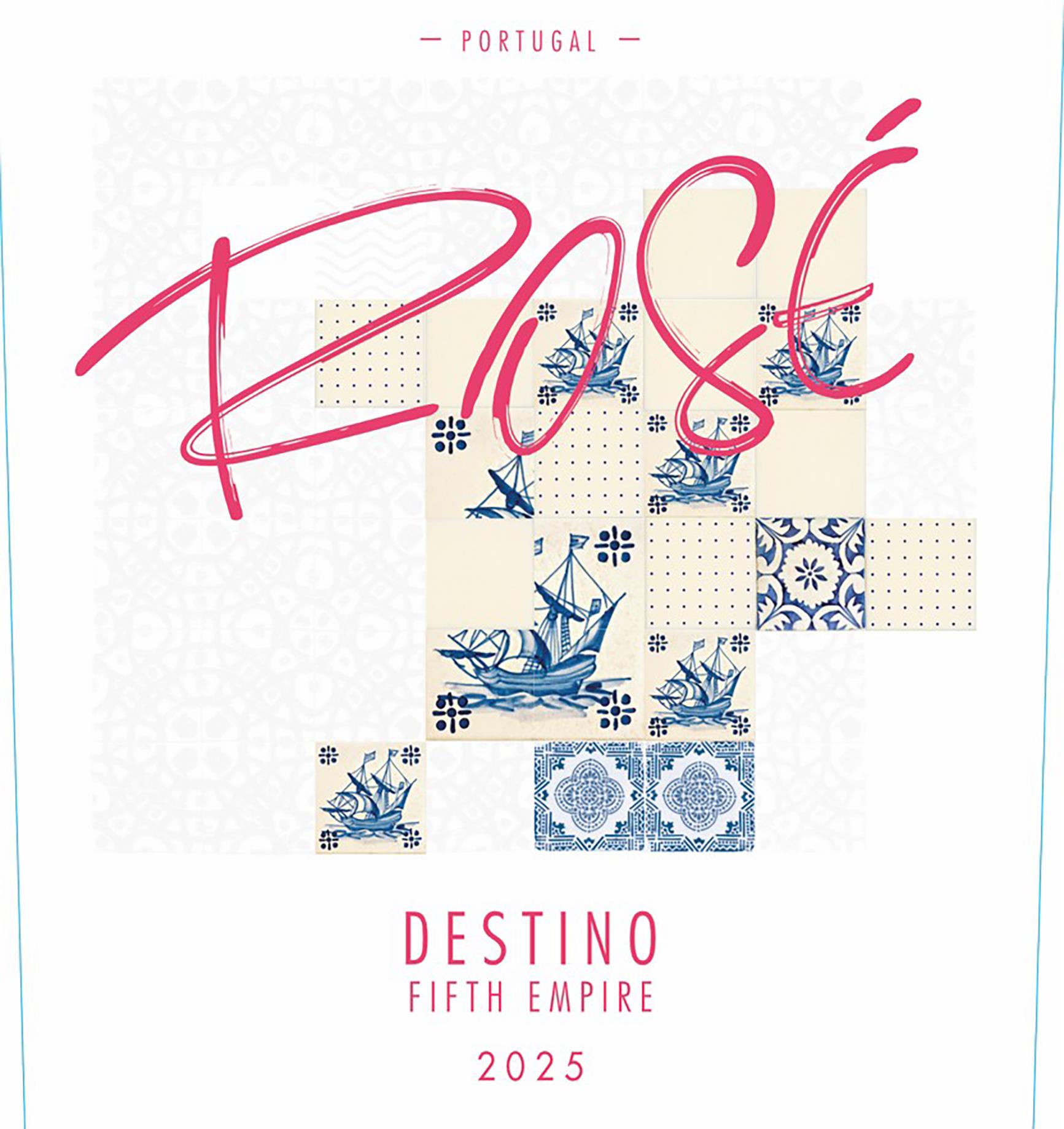 TABC label artwork for Destino Fifth Empire Vinho Verde Rose