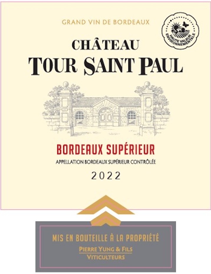 TABC label artwork for Chateau Tour Saint Paul Bordeaux Superieur
