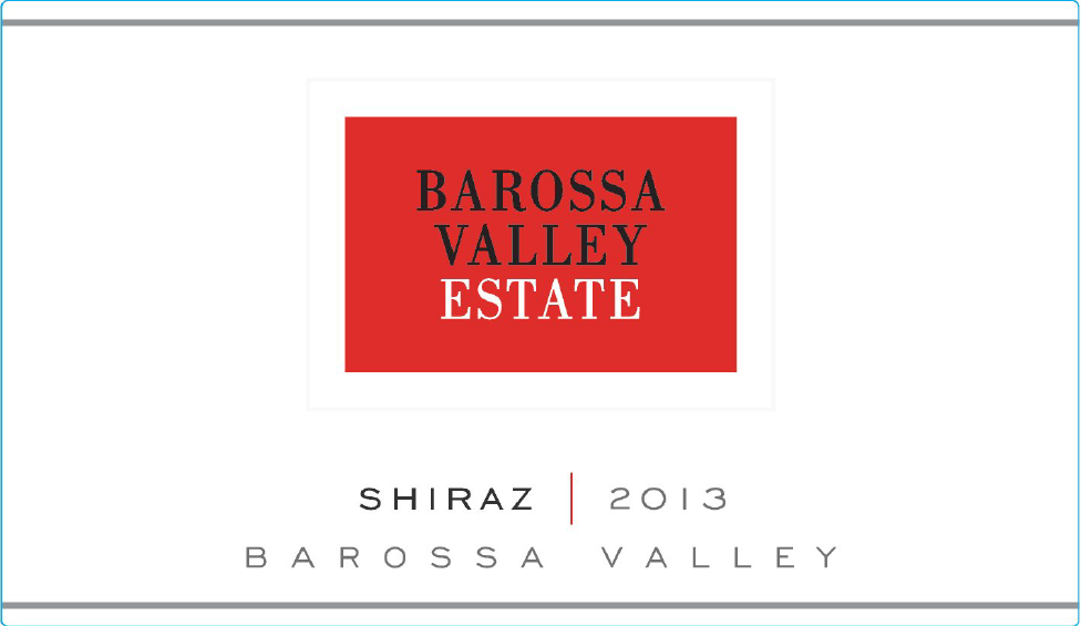 TABC label artwork for Barossa Valley Estate Shiraz