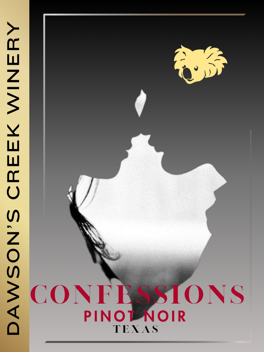 TABC label artwork for DAWSON'S CREEK WINERY CONFESSIONS PINOT NOIR