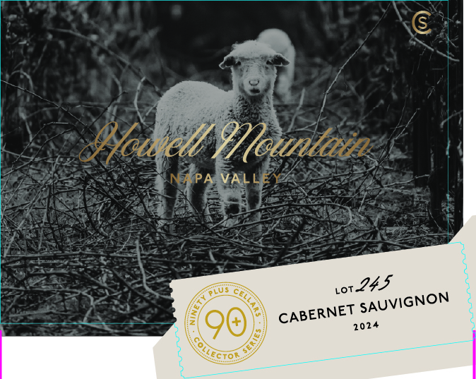 TABC label artwork for 90+ Cellars Lot 245 Cabernet Sauvignon