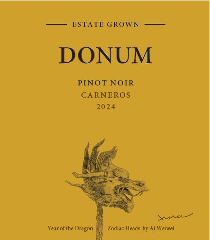 TABC label artwork for Donum Pinot Noir Carneros