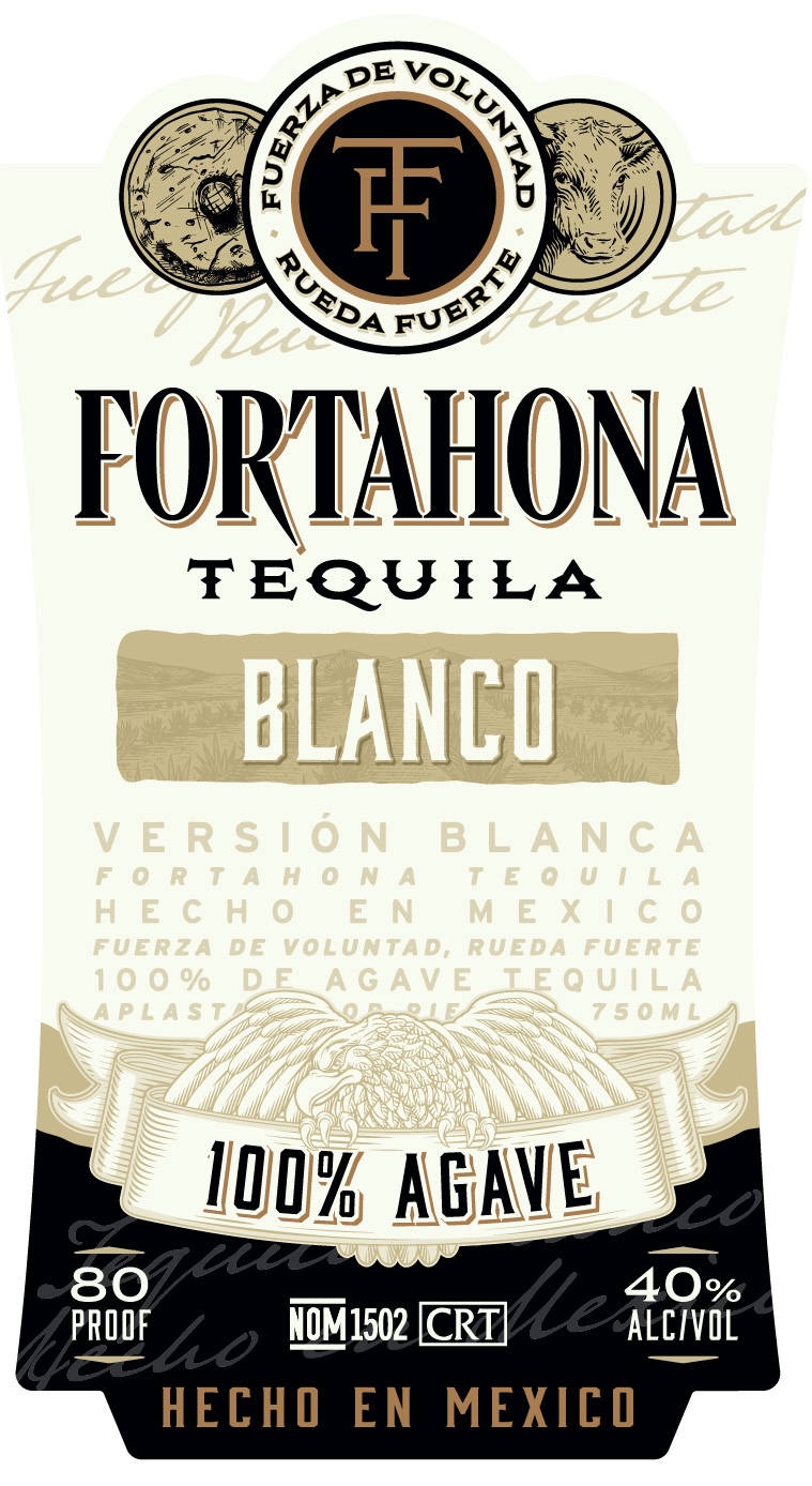 TABC label artwork for Fortahona Blanco