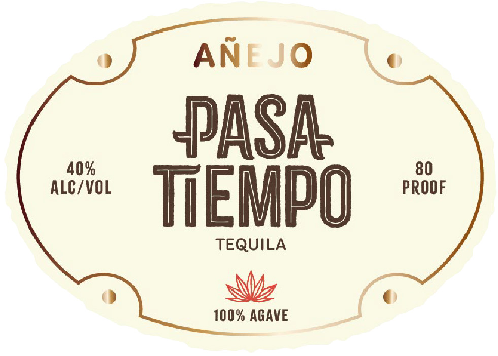 TABC label artwork for Pasa Tiempo Anejo