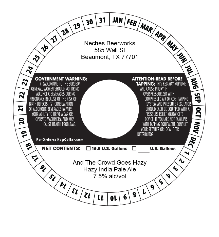 TABC label artwork for And The Crowd Goes Hazy