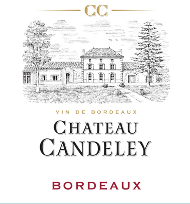 TABC label artwork for CHATEAU CANDELEY BORDEAUX