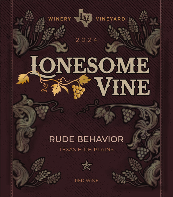 TABC label artwork for Rude Behavior