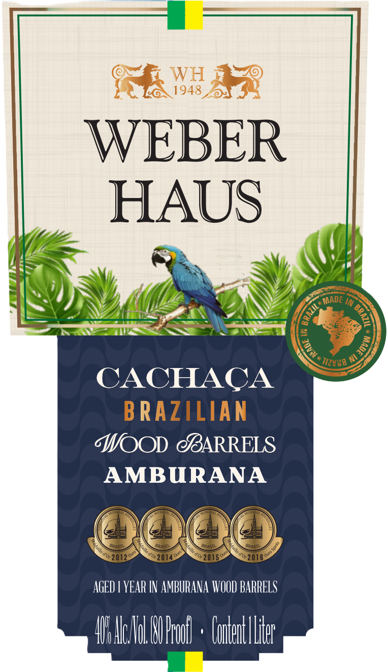 TABC label artwork for WEBER HAUS AMBURANA