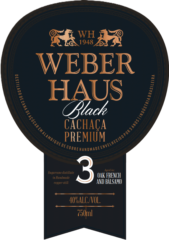 TABC label artwork for WEBER HAUS BLACK