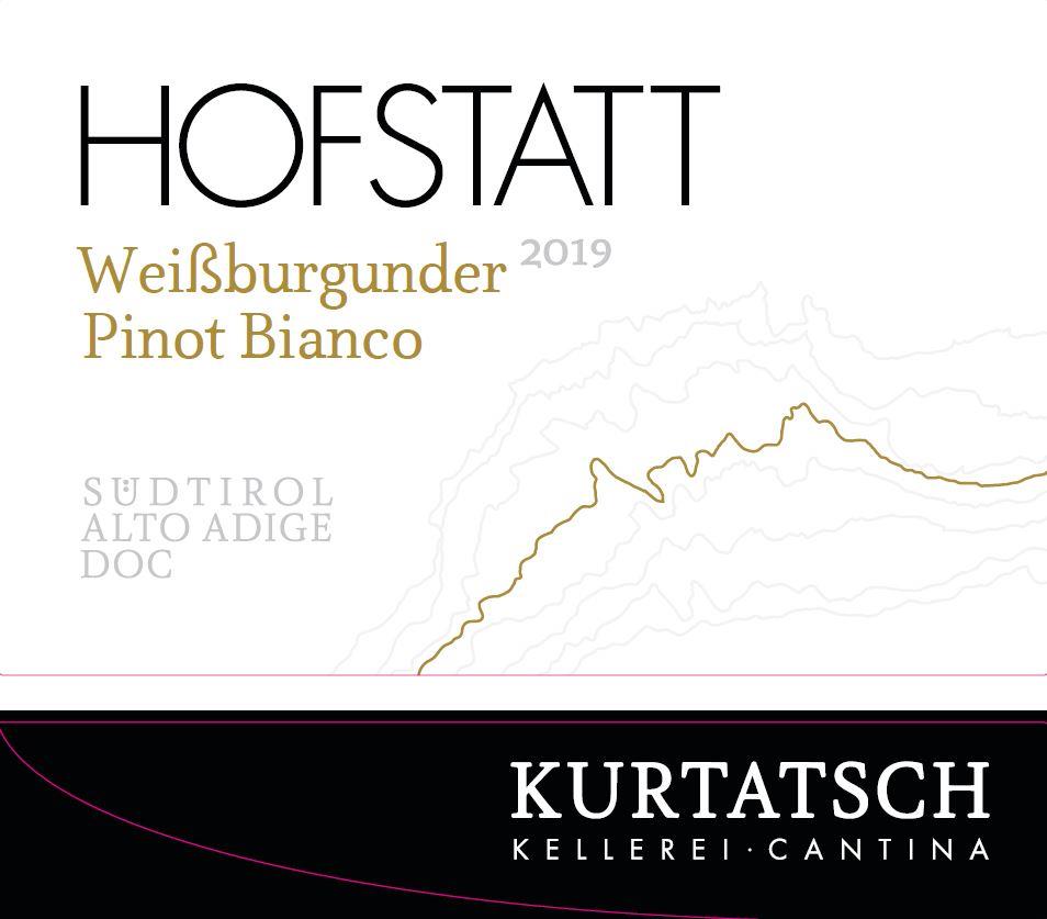 TABC label artwork for KURTATSCH HOFSTATT PINOT BIANCO