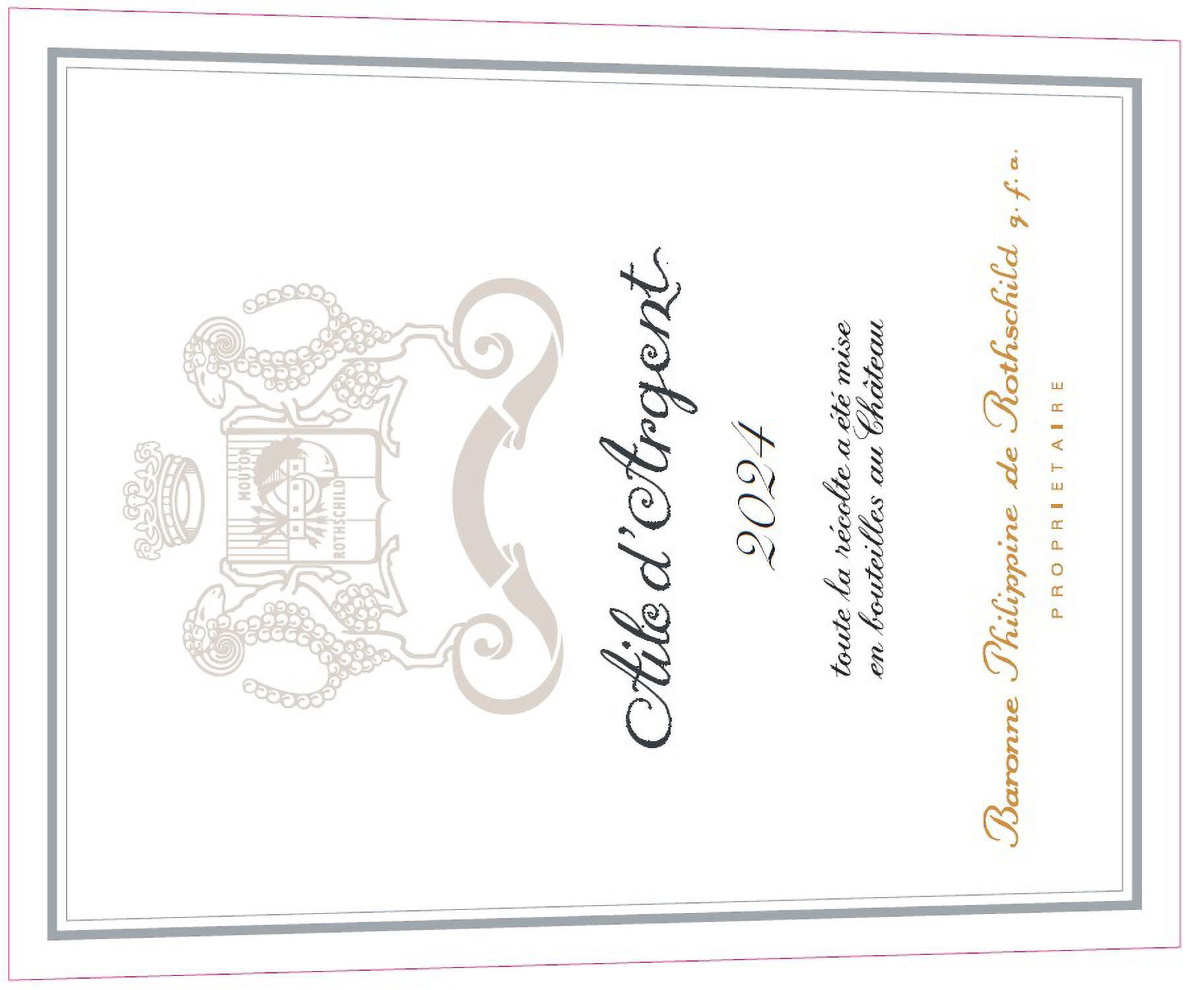 TABC label artwork for Aile D’Argent Blanc