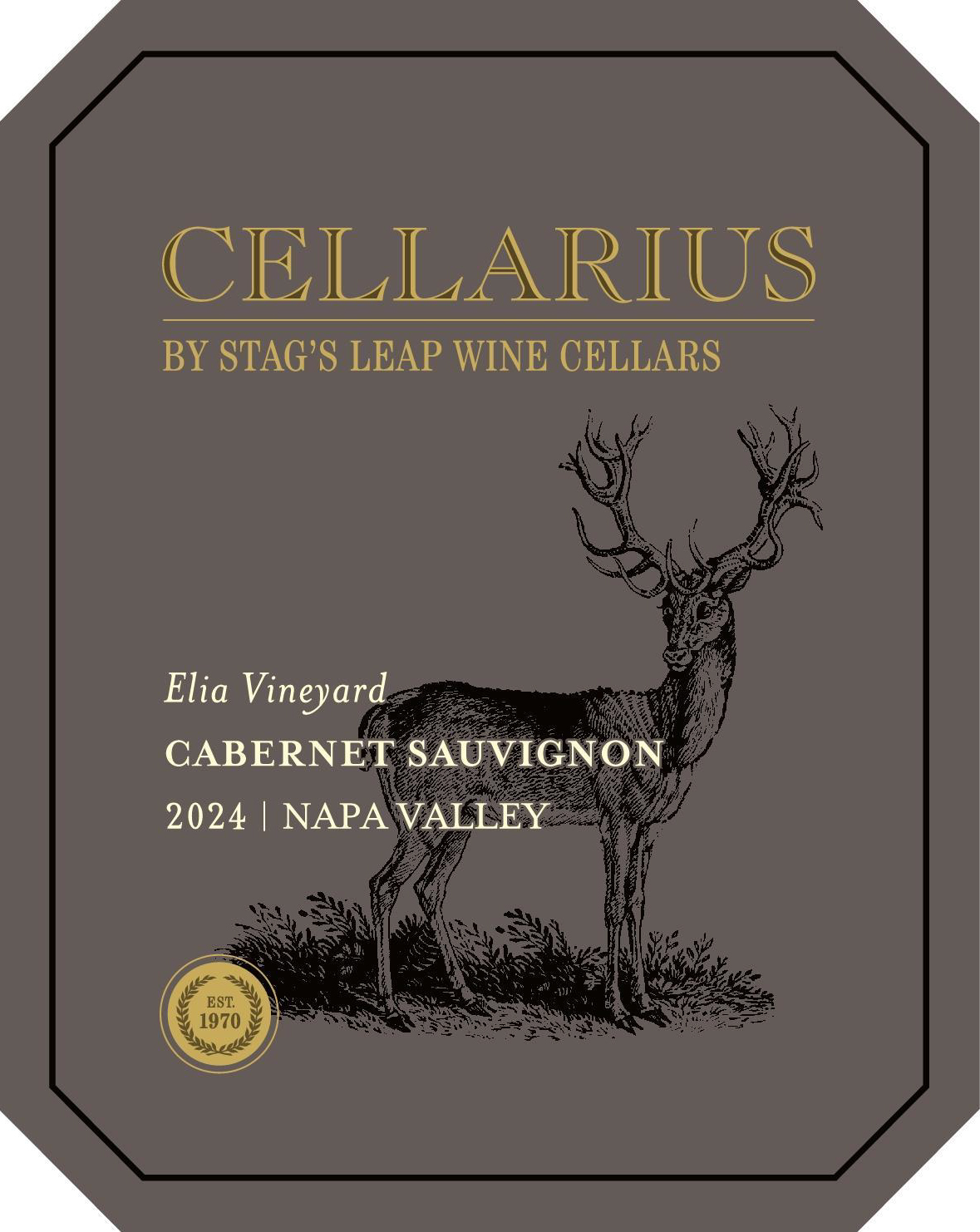 TABC label artwork for Cellarius By Stag’s Leap Napa Valley Cabernet Sauvignon