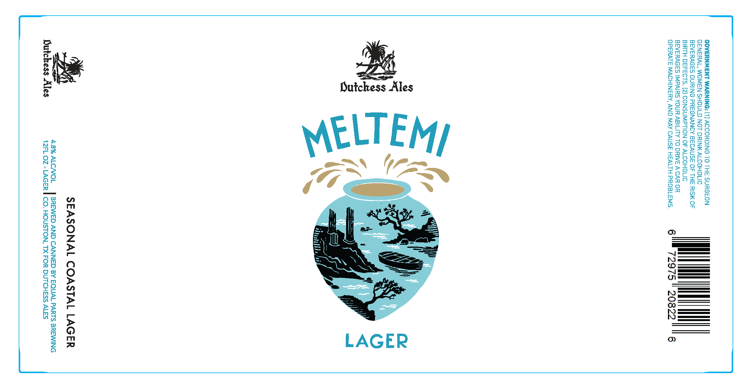TABC label artwork for DUTCHESS ALES MELTEMI