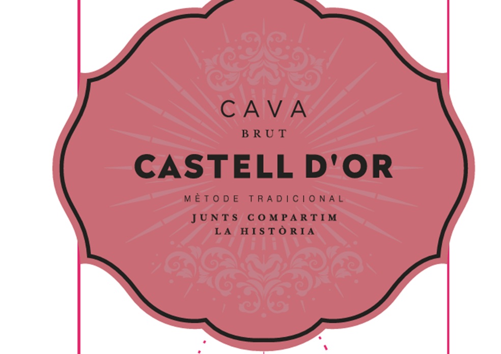TABC label artwork for CASTELL D'OR BRUT ROSE