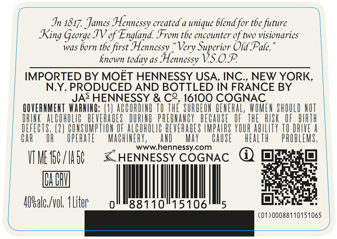 TABC label artwork for HENNESSY VSOP COGNAC 1 L
