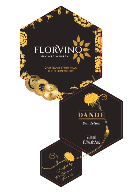 TABC label artwork for FlorVino Dande