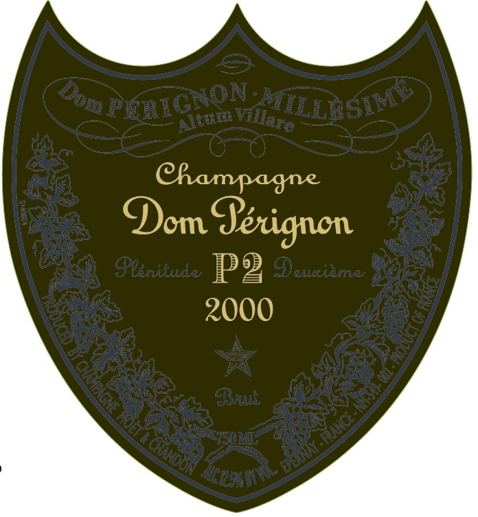 TABC label artwork for DOM PERIGNON P2 BLANC 2000