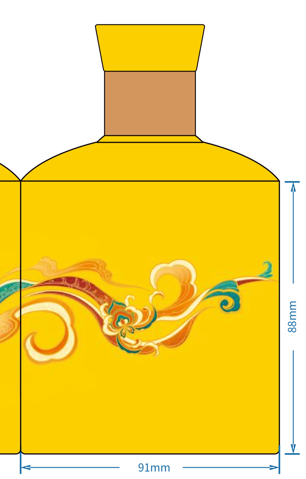 TABC label artwork for SHEDE Shede-Year of Snake Gift Package