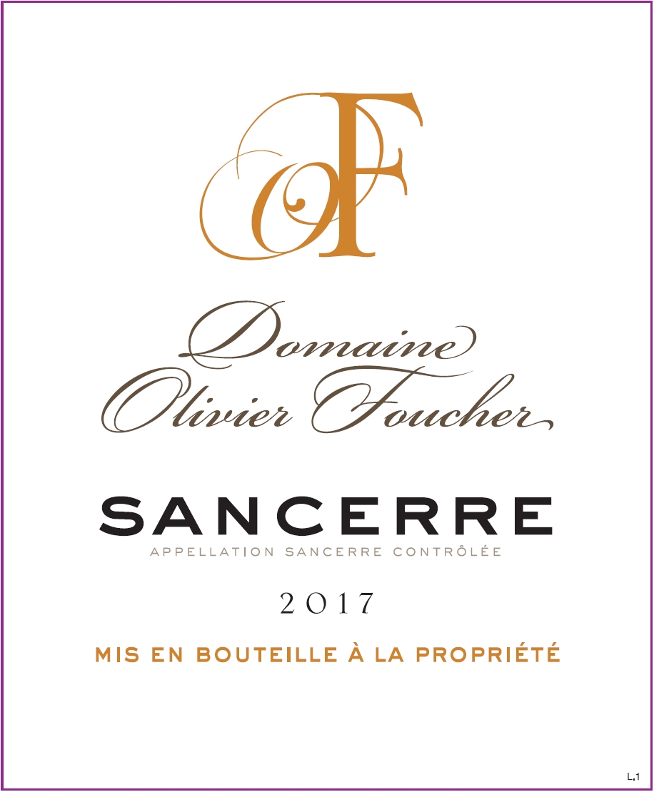 TABC label artwork for Domaine Olivier Foucher Sancerre Rose Loire