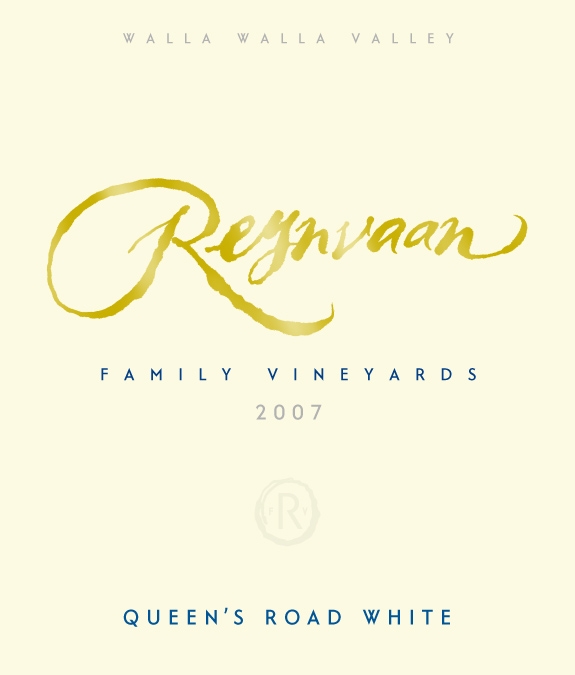 TABC label artwork for Reynvaan Family Vineyards Queen's Road White