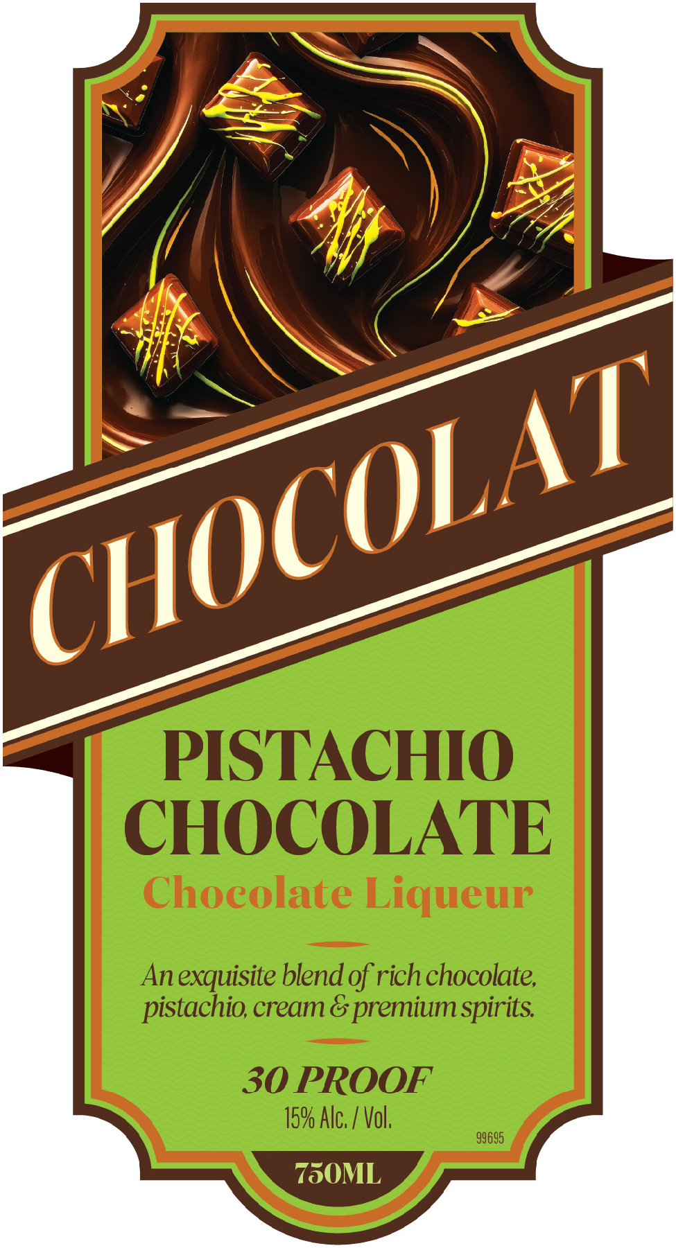 TABC label artwork for CHOCOLAT PISTACHIO CHOCOLATE