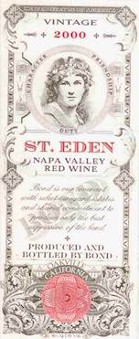 TABC label artwork for St. Eden Red Wine