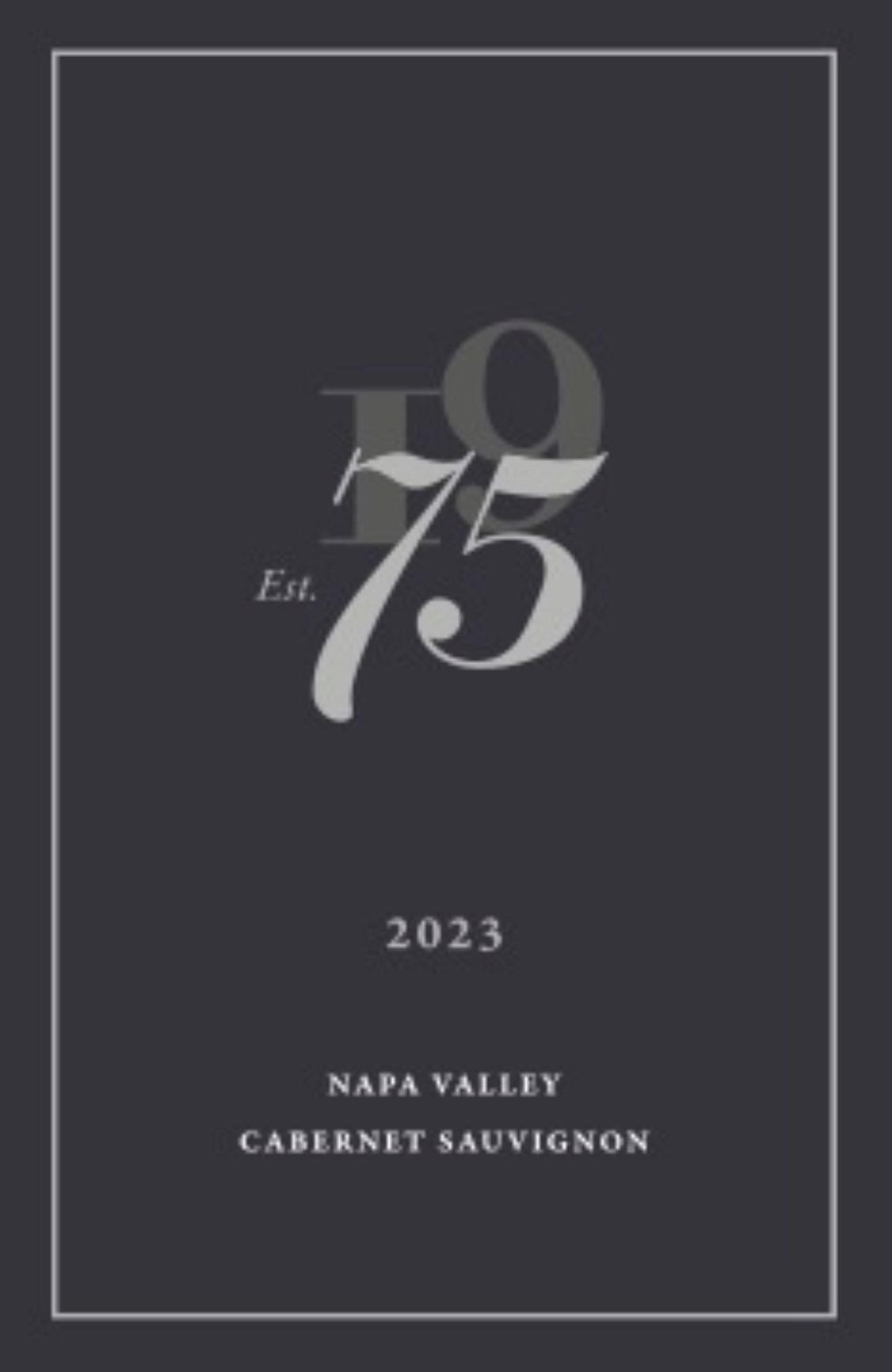 TABC label artwork for EST. 1975 Cabernet Sauvignon