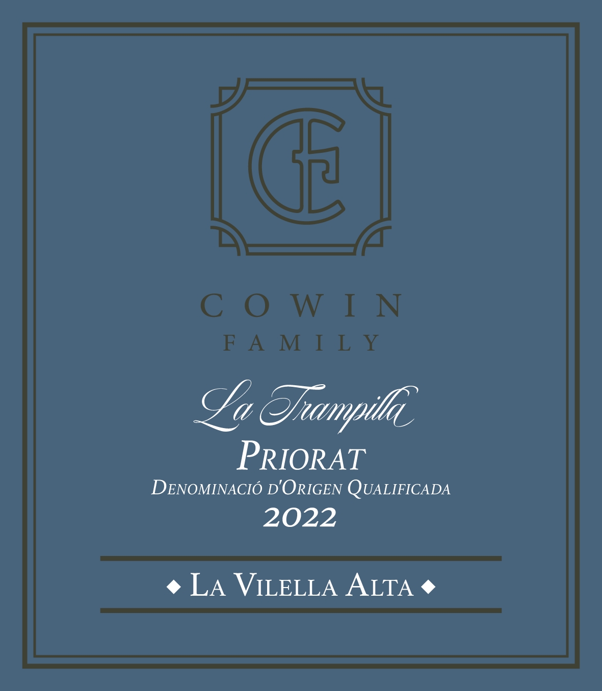 TABC label artwork for Cowin Family La Trampilla